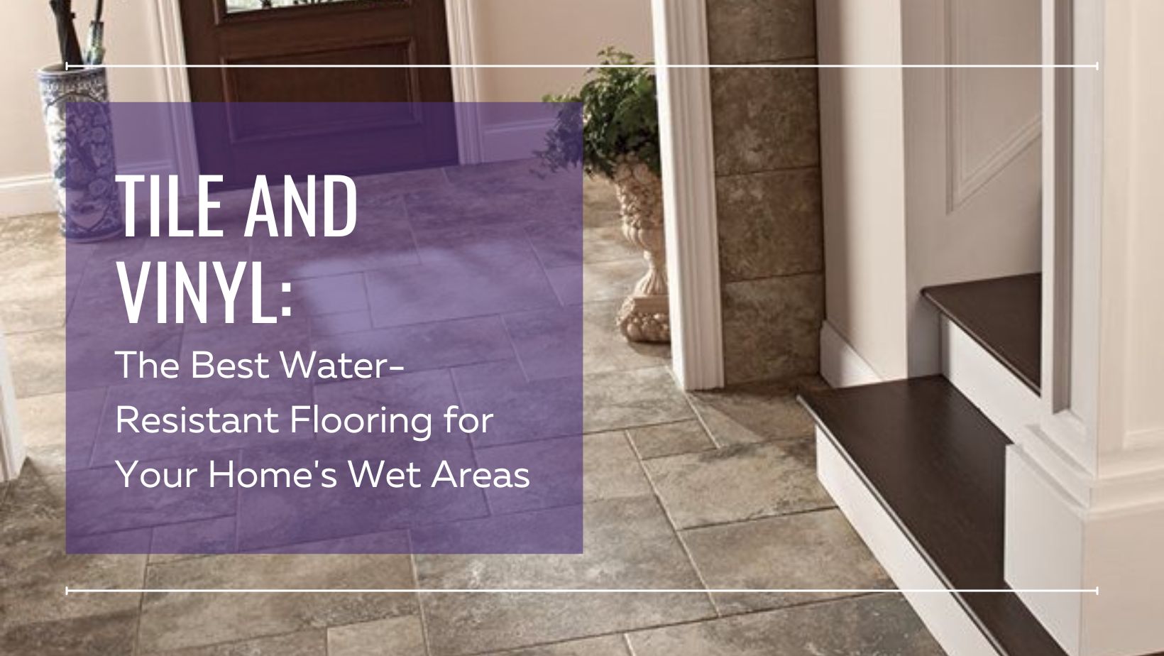 Water resistant flooring